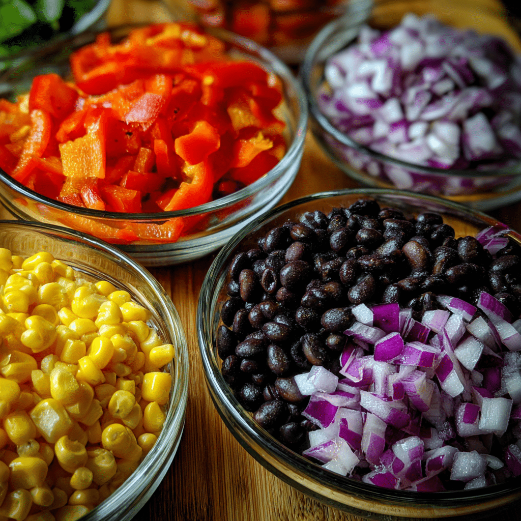 BBQ Grilled Chicken And Rice – The Ultimate One-Pot Summer Meal 9 Beans and Veggies for BBQ Chicken and Rice