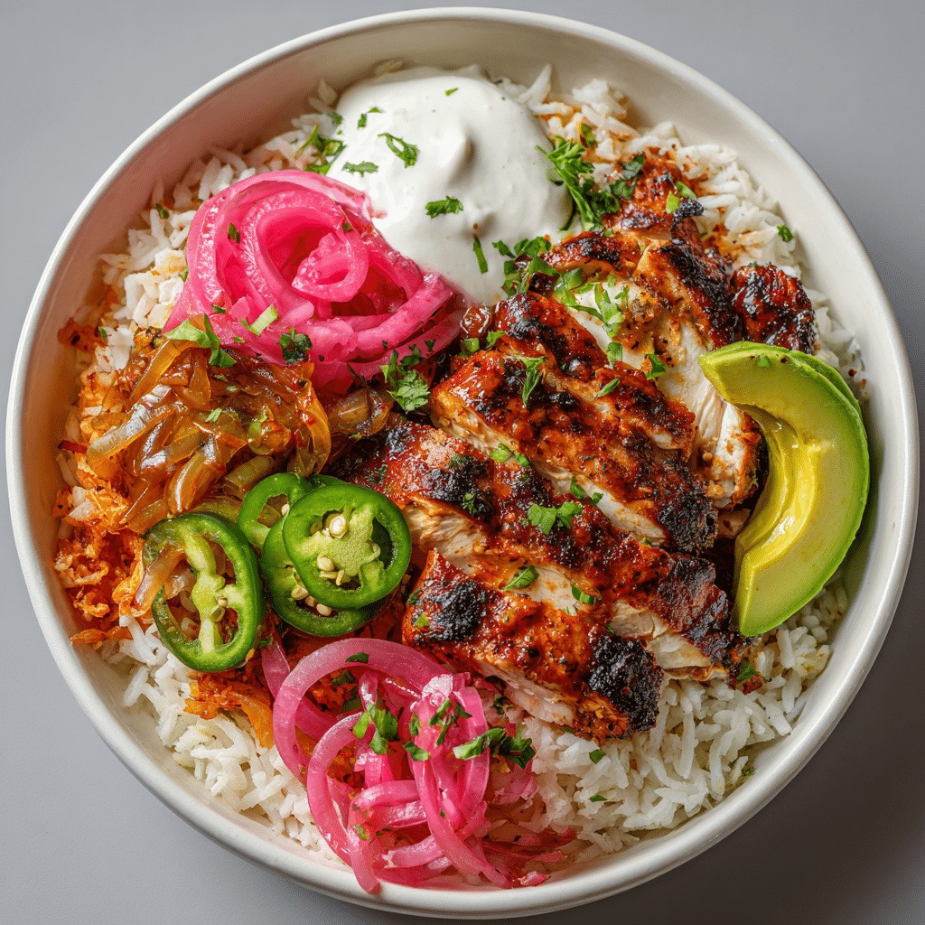 BBQ Grilled Chicken And Rice – The Ultimate One-Pot Summer Meal 10 Toppings for BBQ Grilled Chicken and Rice Bowl