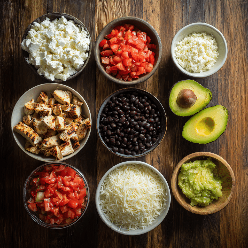 High Protein Cottage Cheese Taco Bowl – The Ultimate Feel-Good Meal Idea 7 Ingredients for high protein cottage cheese taco bowl