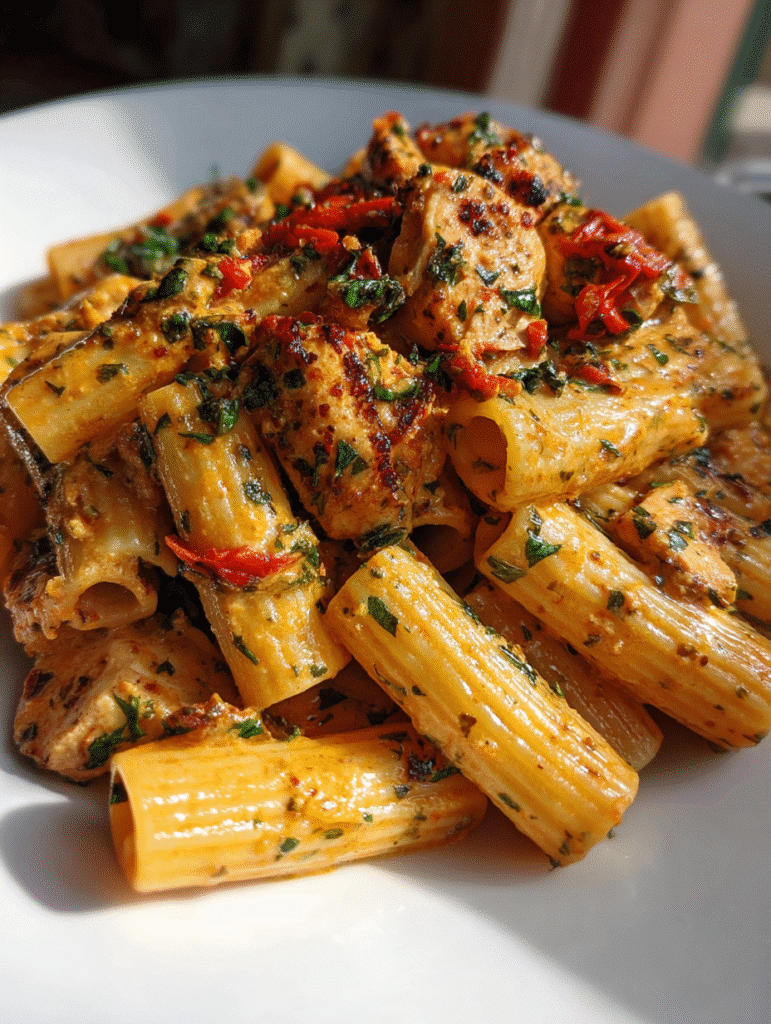 One Pot Tuscan Chicken Rigatoni Recipe – Easy & Protein-Rich 5 one pot tuscan chicken rigatoni recipe