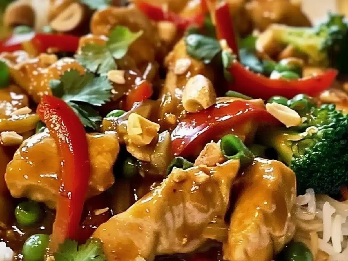 Thai Peanut Chicken Stir-Fry Recipe That Delights Your Tastebuds!