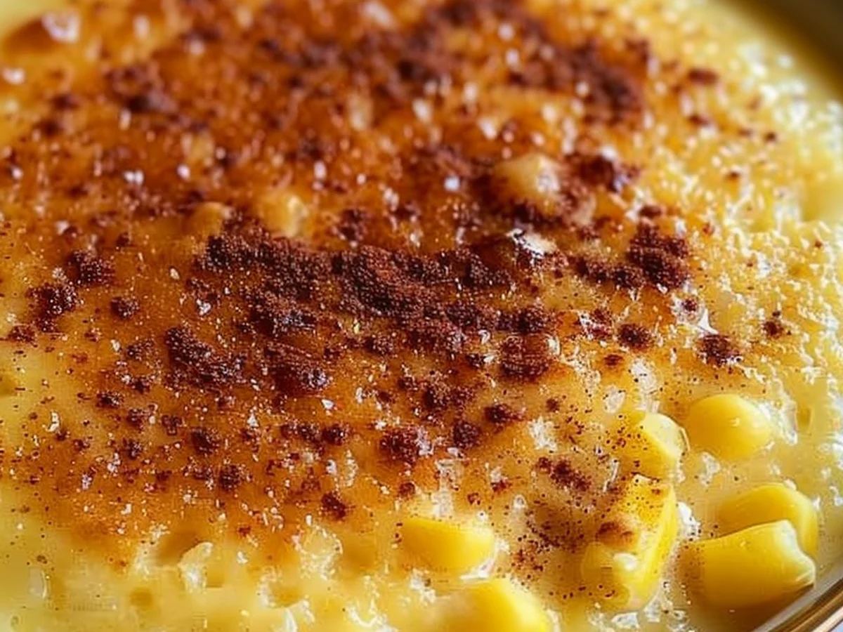 Creamy Majarete Corn Pudding With a Hint of Cinnamon