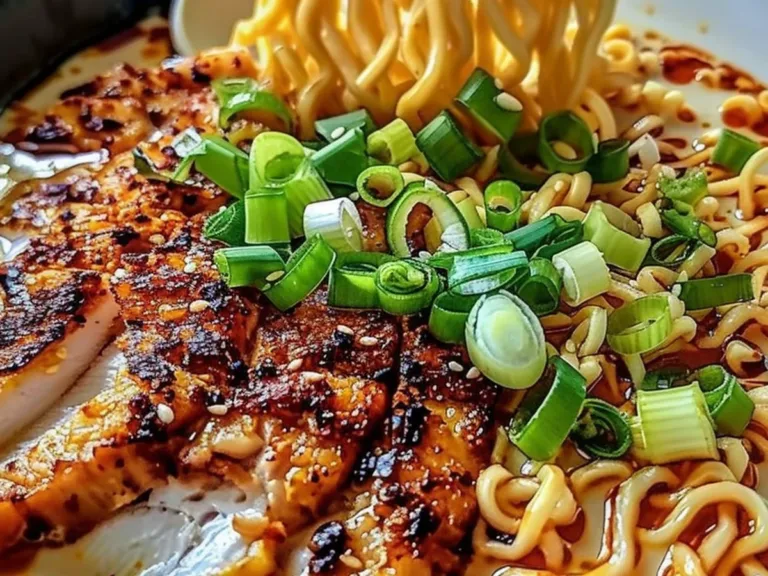 Fiery Chicken Ramen Slathered in Creamy Garlic Bliss Awaits! 2 recipe 1750856898088