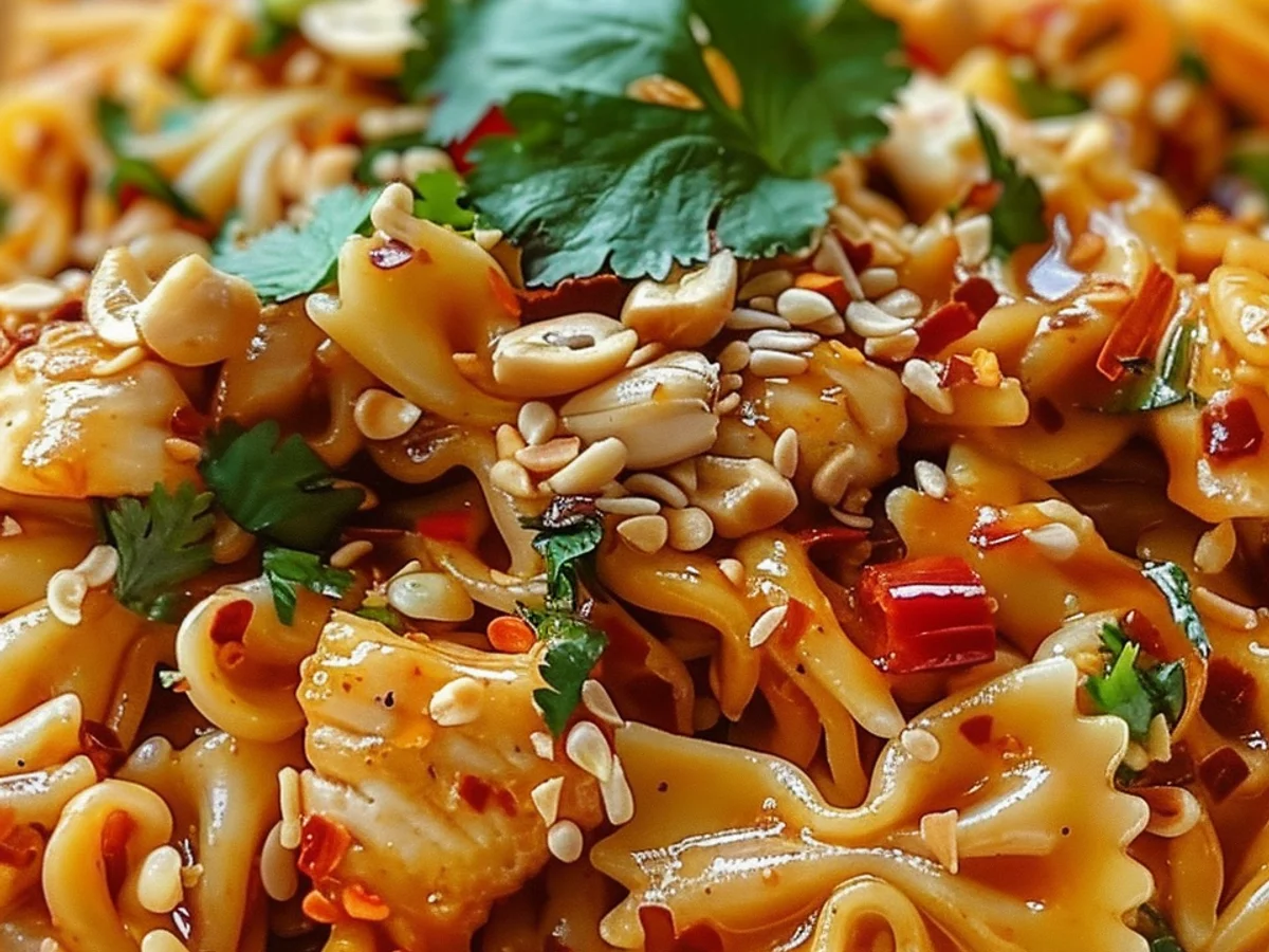 Spicy Thai Pasta Salad: A Flavor Explosion Awaits!