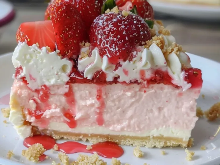 Strawberry Crunch Cheesecake: A Slice of Heaven Awaits! 2 recipe 1751068615245