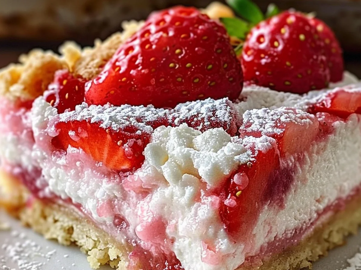 Easy Strawberry Shortcake Bars That You’ll Love This Summer!