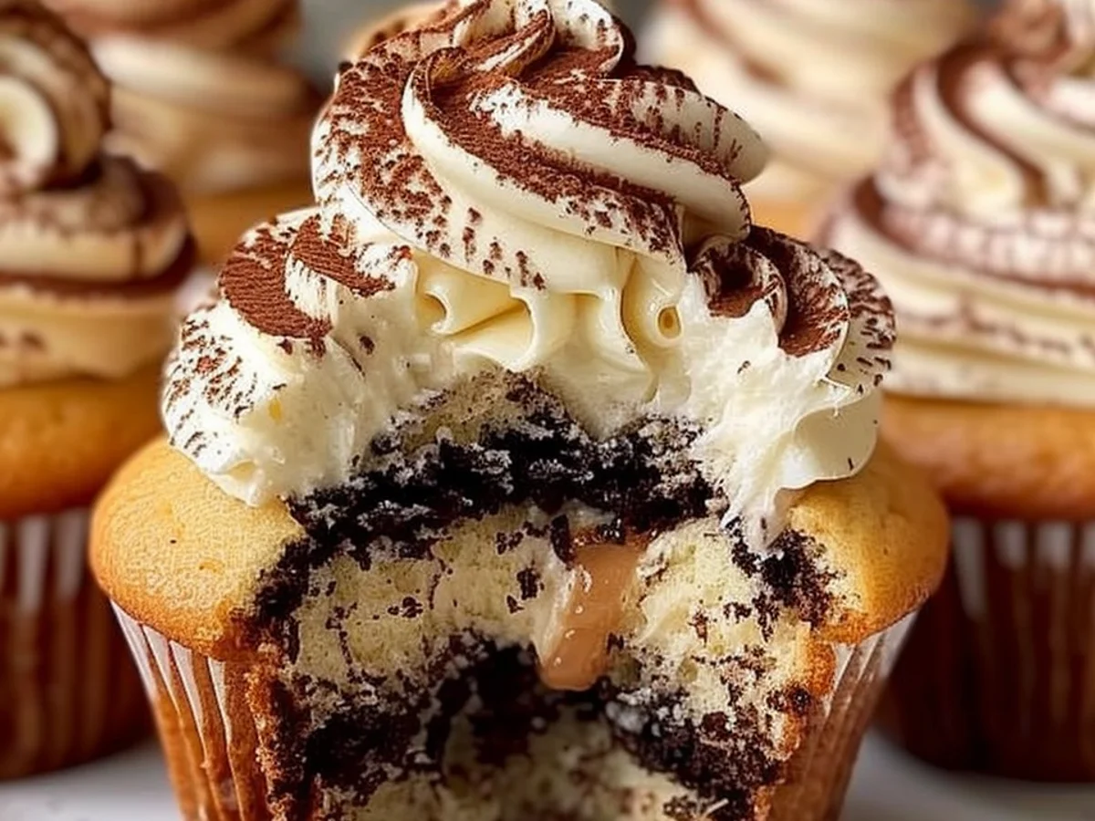 Easy Homemade Tiramisu Cupcakes: treat yourself to in Coffee Bliss!