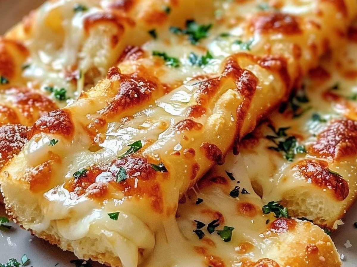 Baking Cheesy Garlic Breadsticks ideally At Home Today!