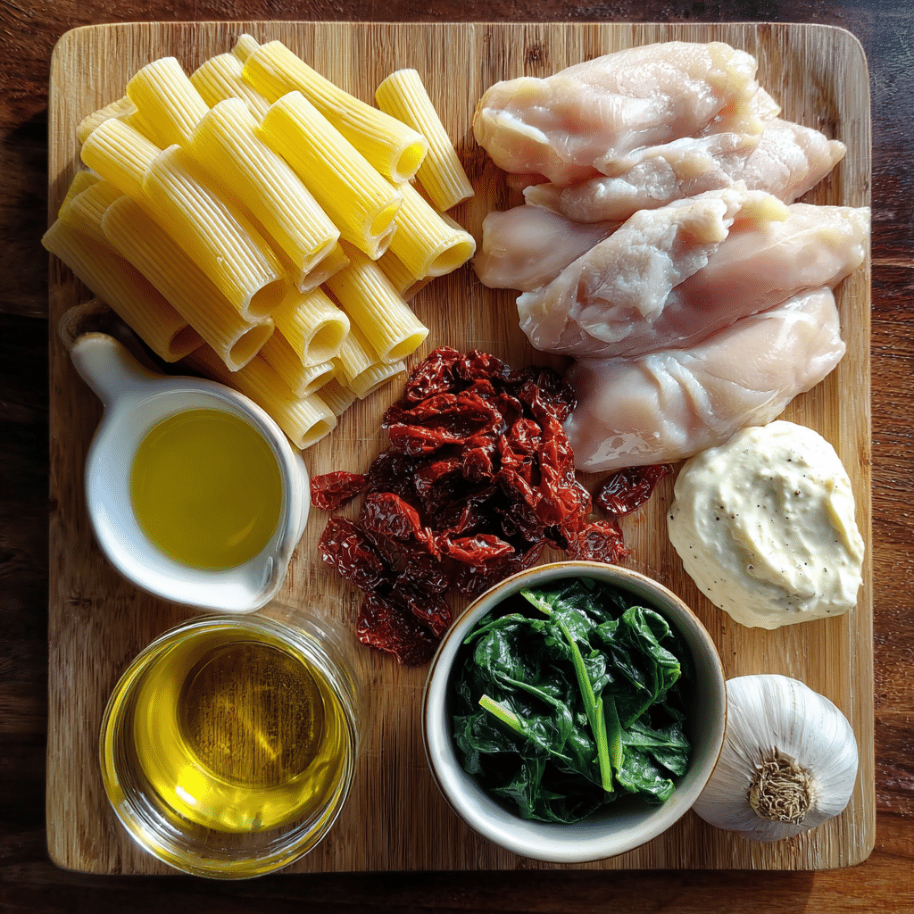 One Pot Tuscan Chicken Rigatoni Recipe – Easy & Protein-Rich 7 Ingredients for one pot Tuscan chicken rigatoni