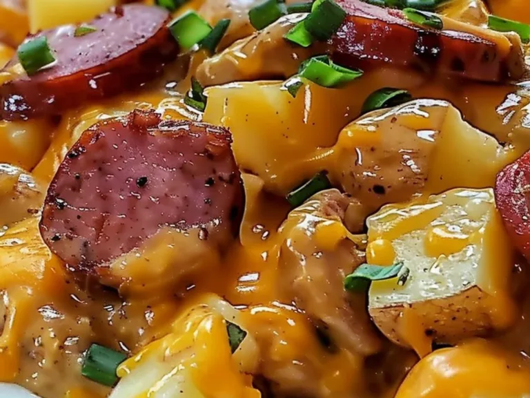 Crockpot Cheesy Potatoes and Kielbasa Delight Awaits! 2 recipe 1751812865457