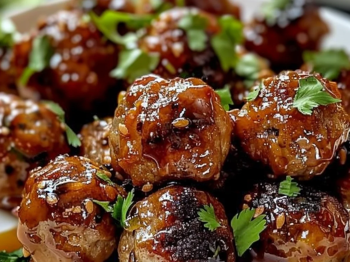 Honey Garlic Turkey Meatballs That Everyone Will Love!