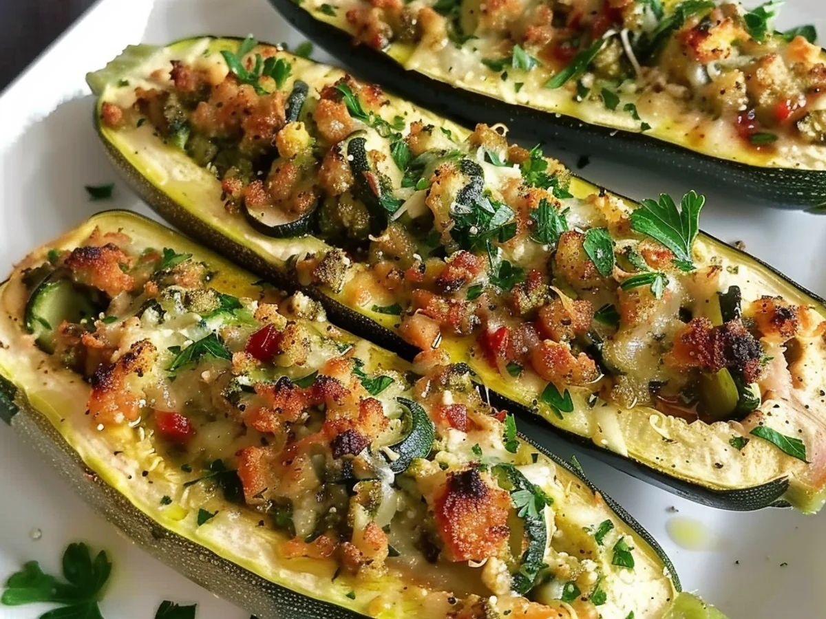 Mediterranean Stuffed Zucchini Recipe That Delights Your Tastebuds!