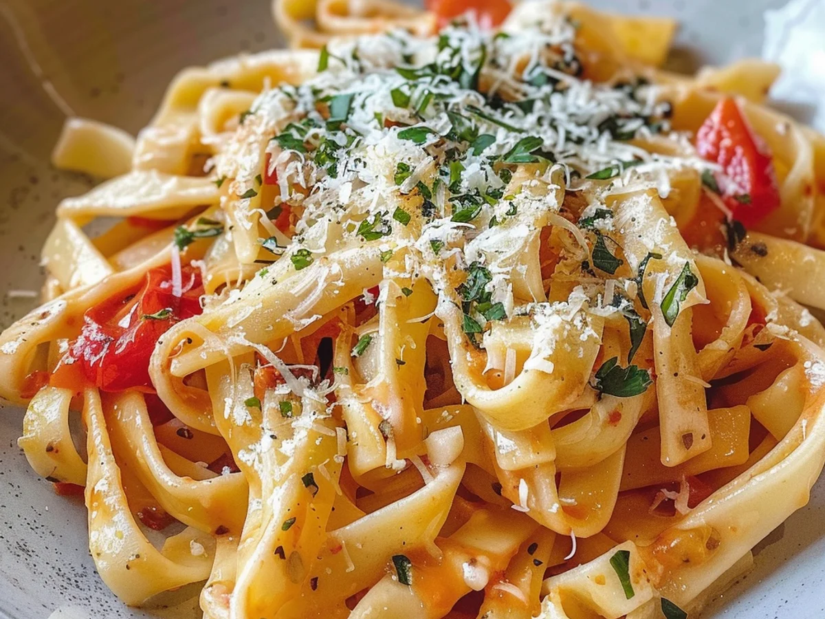 Easy Creamy Tomato Garlic Pasta That Will Delight You!