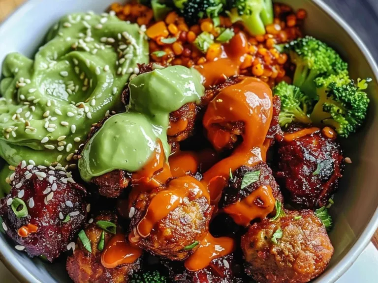 Barbecue Meatball Bowls With Avocado Goddess Sauce Delight! 2 recipe 1755024171077