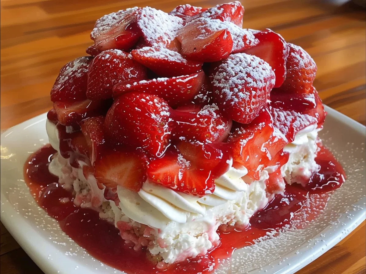 mouth-watering Strawberry Heaven Delight Awaits Your Taste Buds!