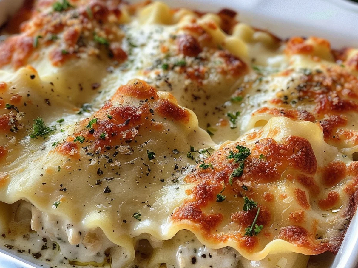 Creamy Chicken Alfredo Lasagna Roll Ups That Delight!