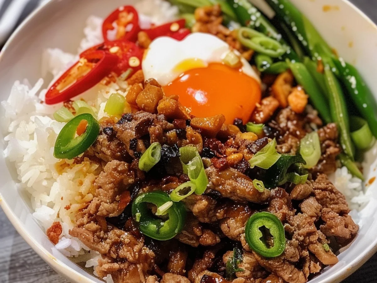 Crispy Beef Rice Bowl Recipe That Will Wow Your Taste Buds!
