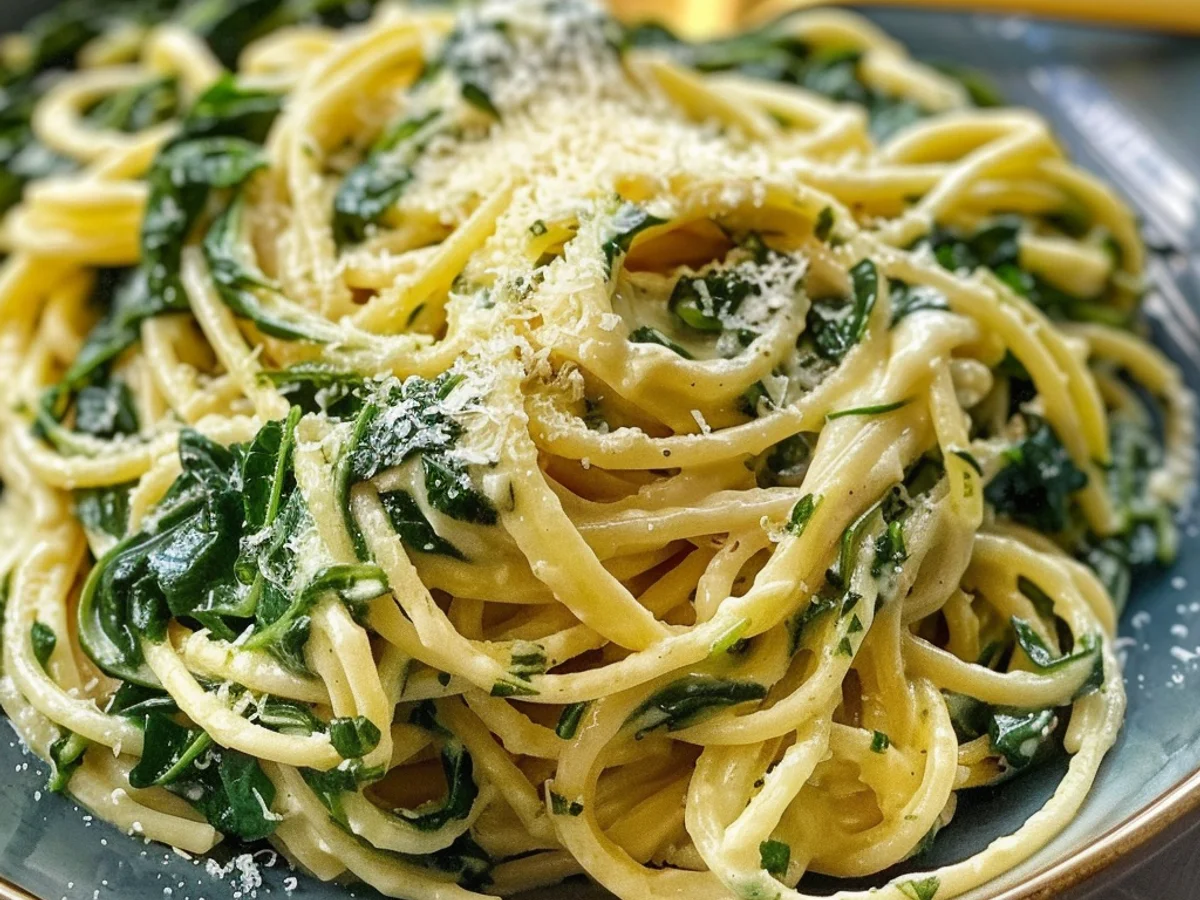 Quick 10-Minute Lemon Ricotta Pasta With Spinach Awaits!