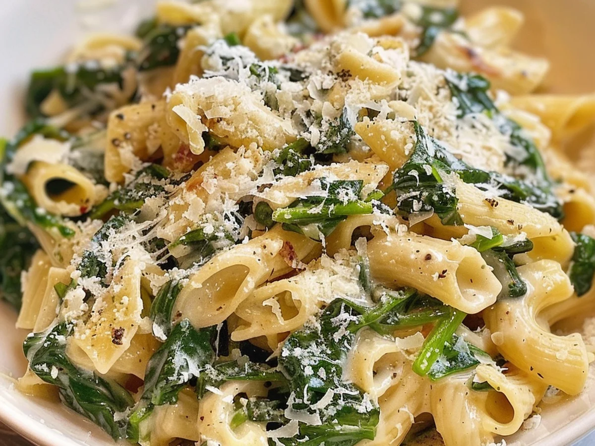 Easy Pasta with Spinach Recipe: Discover a Quick Delight!