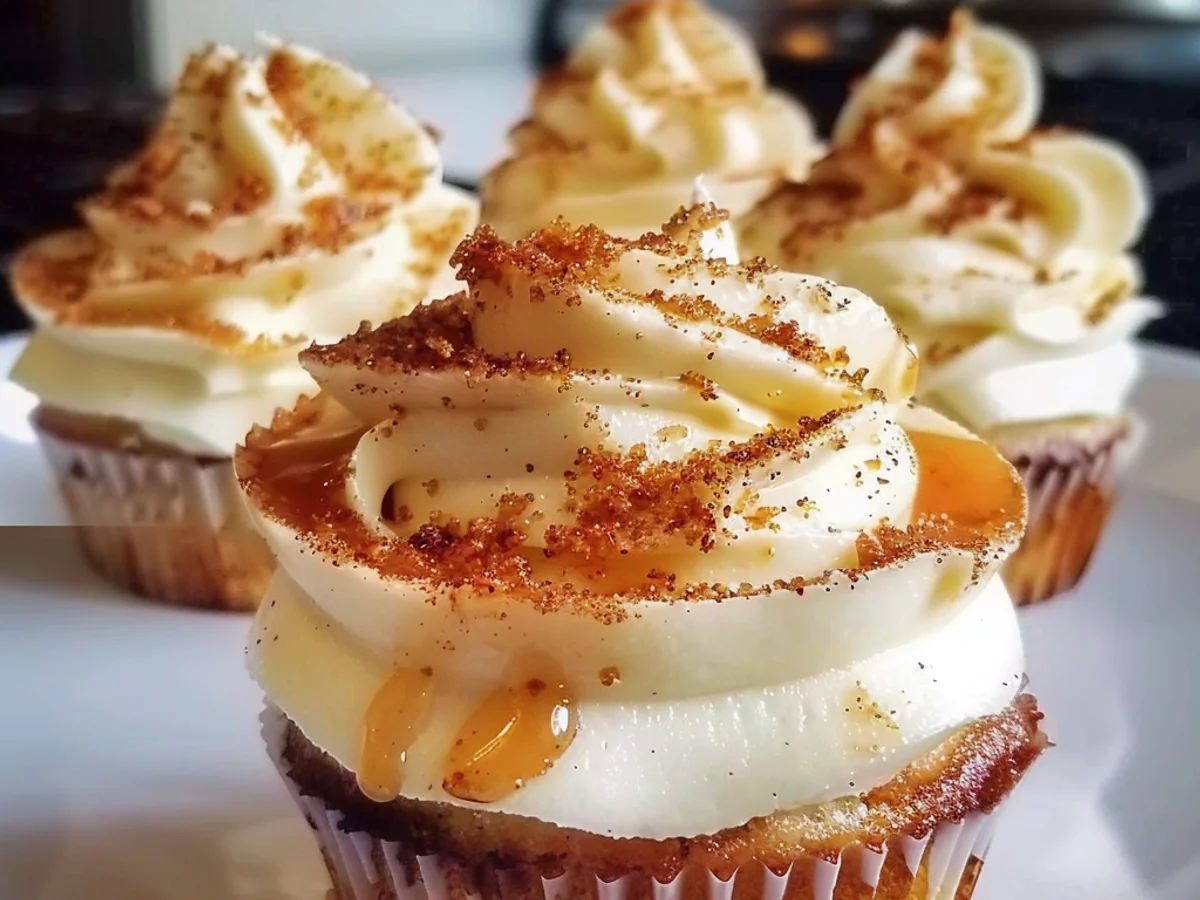 Vanilla Bean Crème Brûlée Cheesecake Cupcakes Delight!
