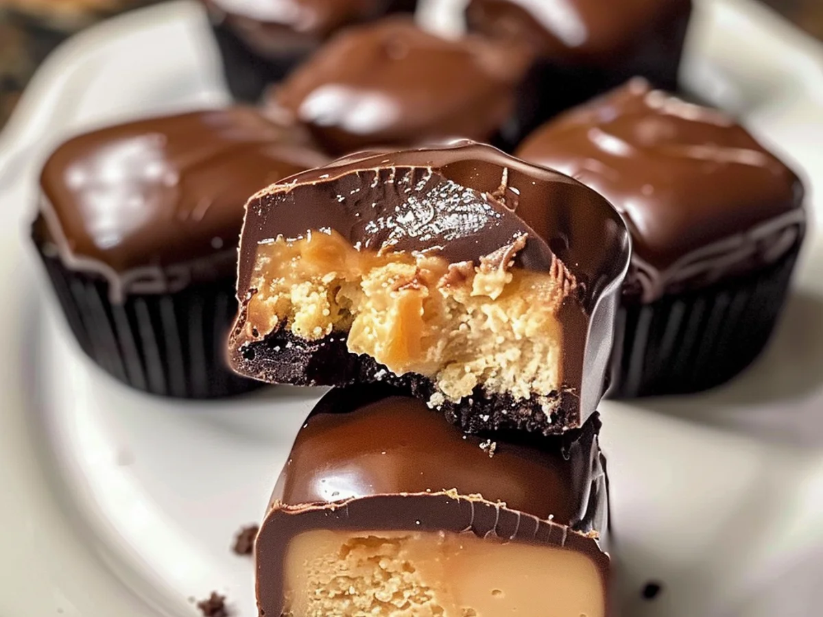 No Bake Chocolate Caramel Cheesecake Bites That Wow!