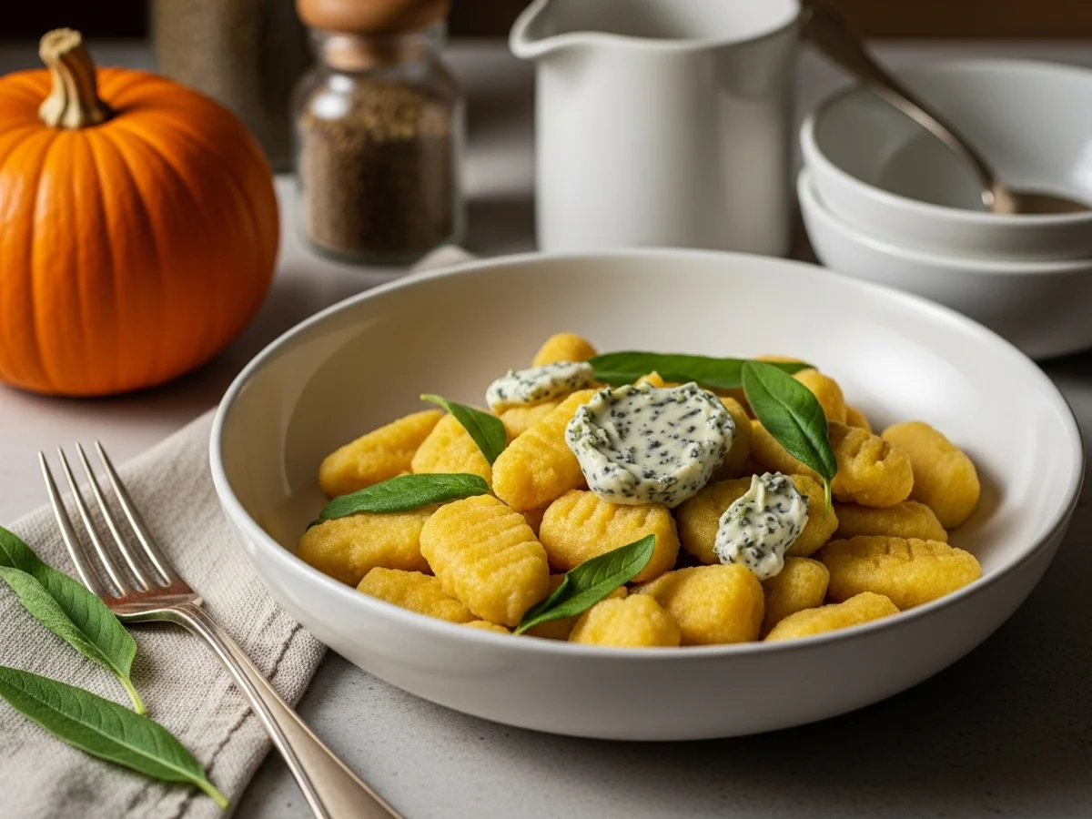 Cozy Pumpkin Gnocchi with Sage Butter Awaits You!