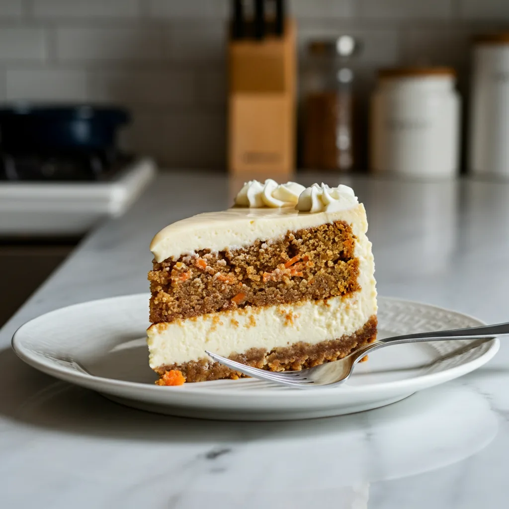 Creamy Carrot Cake Cheesecake Recipe: A Swirled Delight