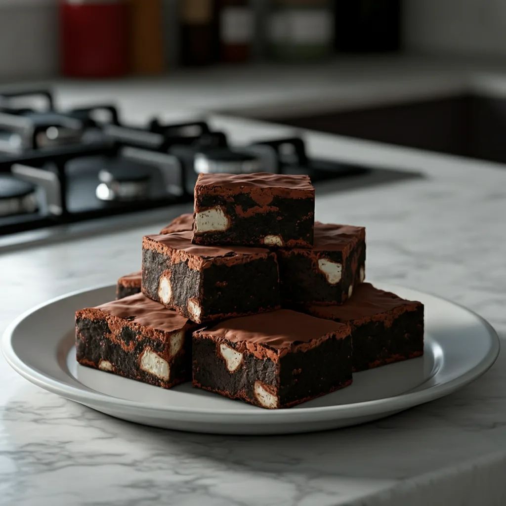 Rich Cosmic Fudgy Brownies: Candy-Topped Squares