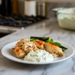 dump and bake chicken tzatziki featured 1