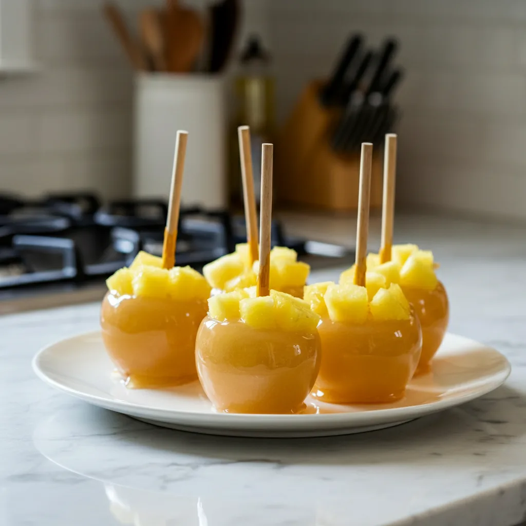Pineapple Lemonade Candy Apples: A Tangy, Zesty Treat 4 Recipe image