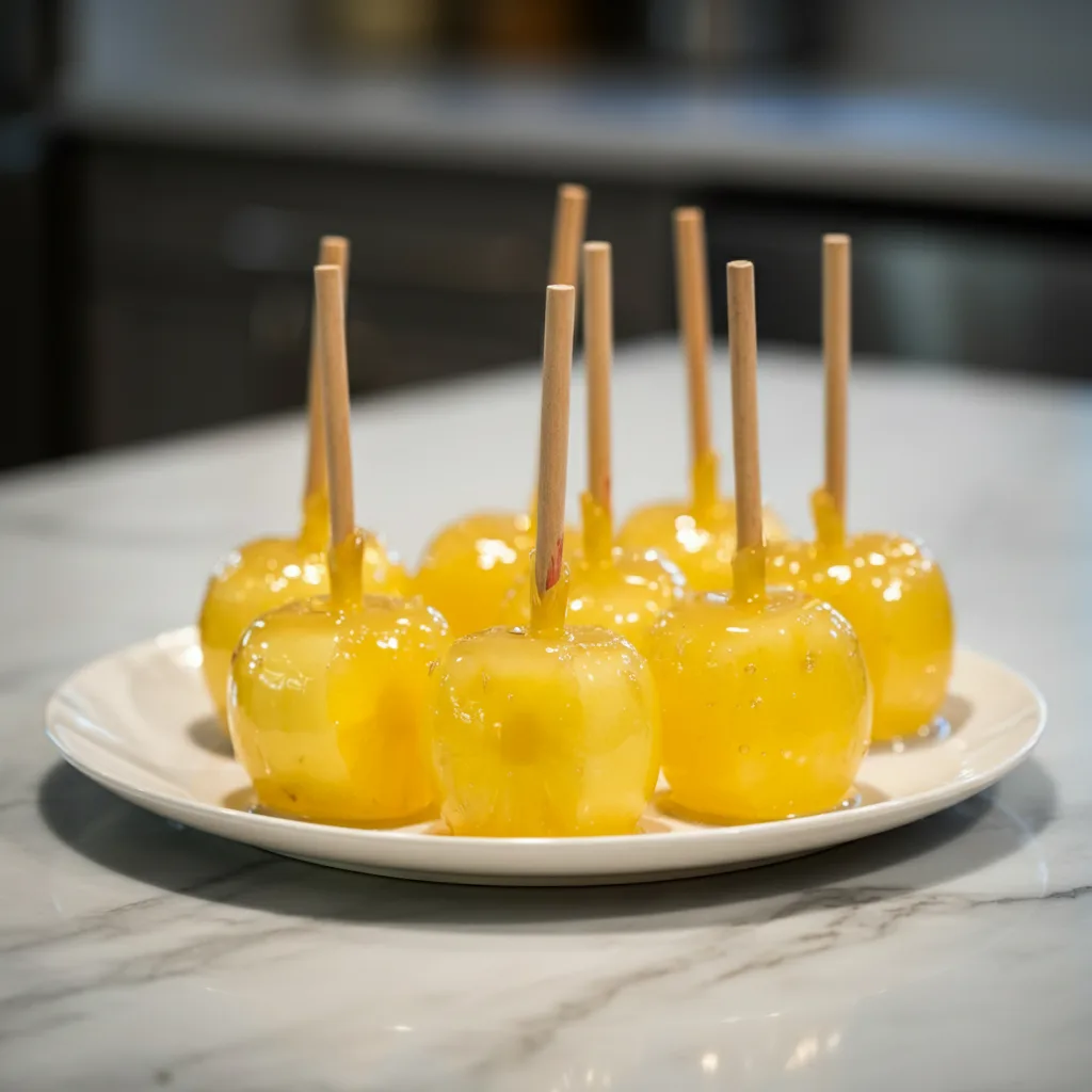 Pineapple Lemonade Candy Apples: A Tangy, Zesty Treat