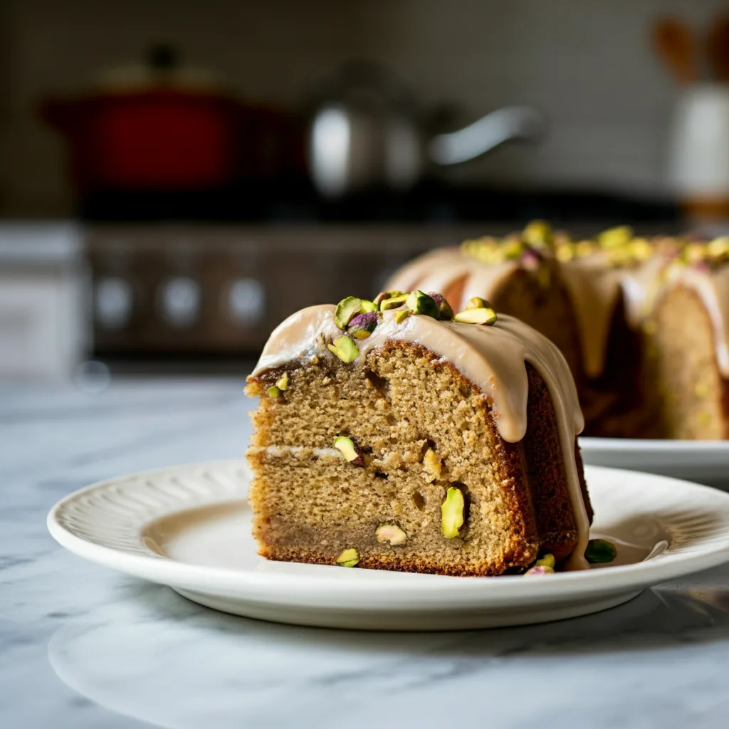 Pistachio Coffee Cake: Cardamom-Spiced Crumb Delight