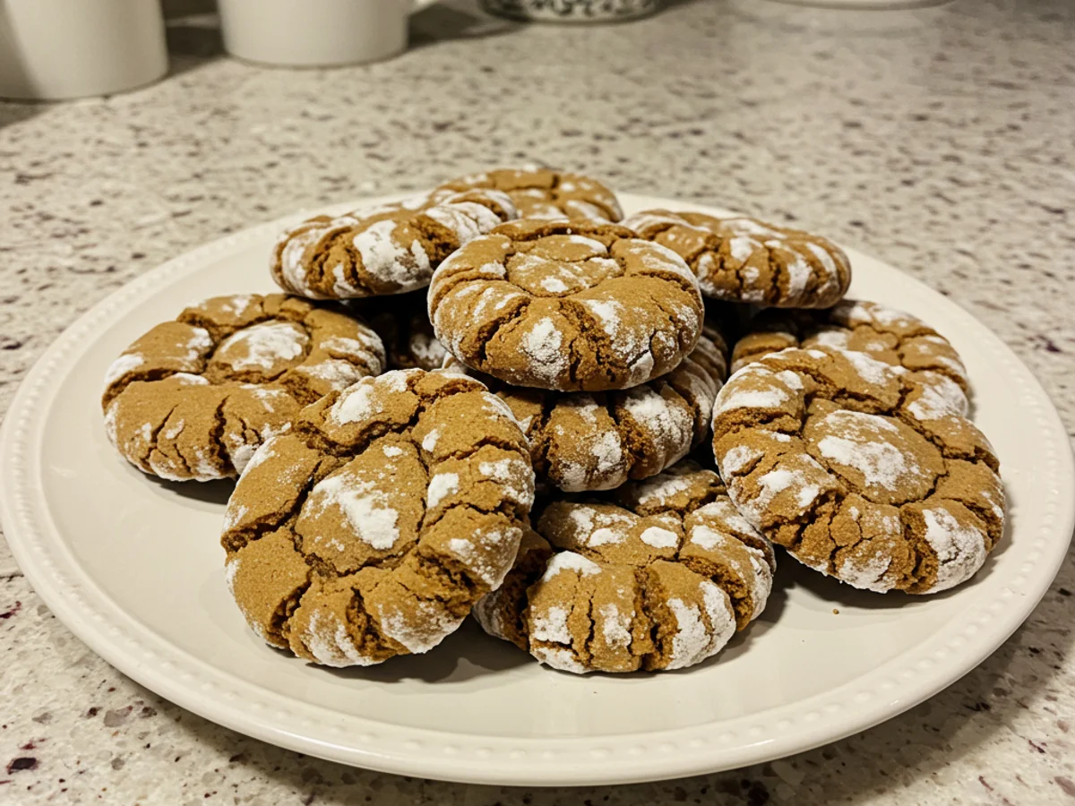 Gingerbread Crinkle Cookies That Will Wow Your Guests!