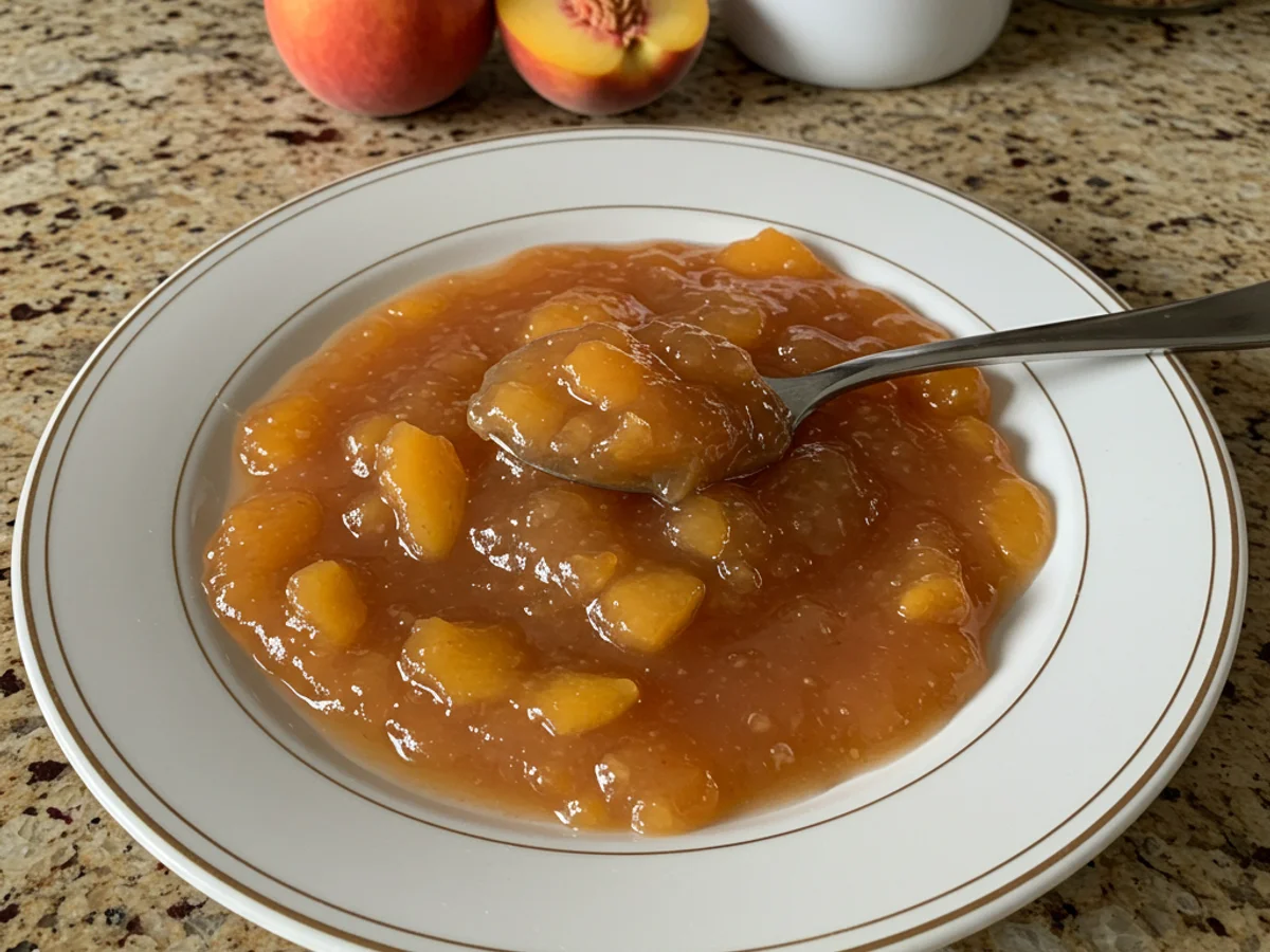 Homemade Crockpot Peach Butter Will Delight Your Taste Buds!