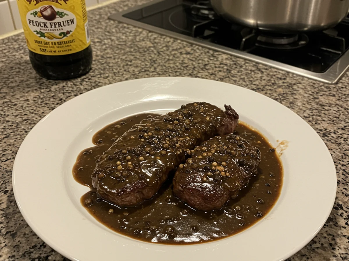 Black Peppercorn Sauce Steak: A Flavorful Delight Awaits!