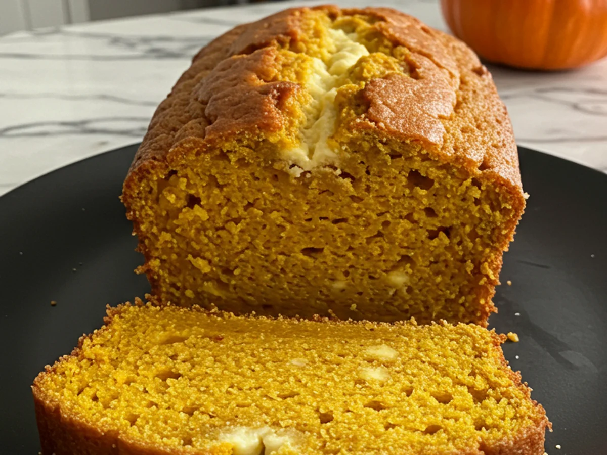 Pumpkin Cream Cheese Bread