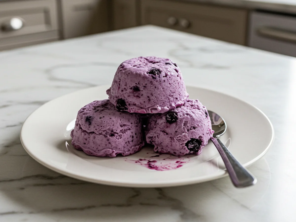 Blueberry Greek Frozen Yogurt Recipe That Refreshes You!
