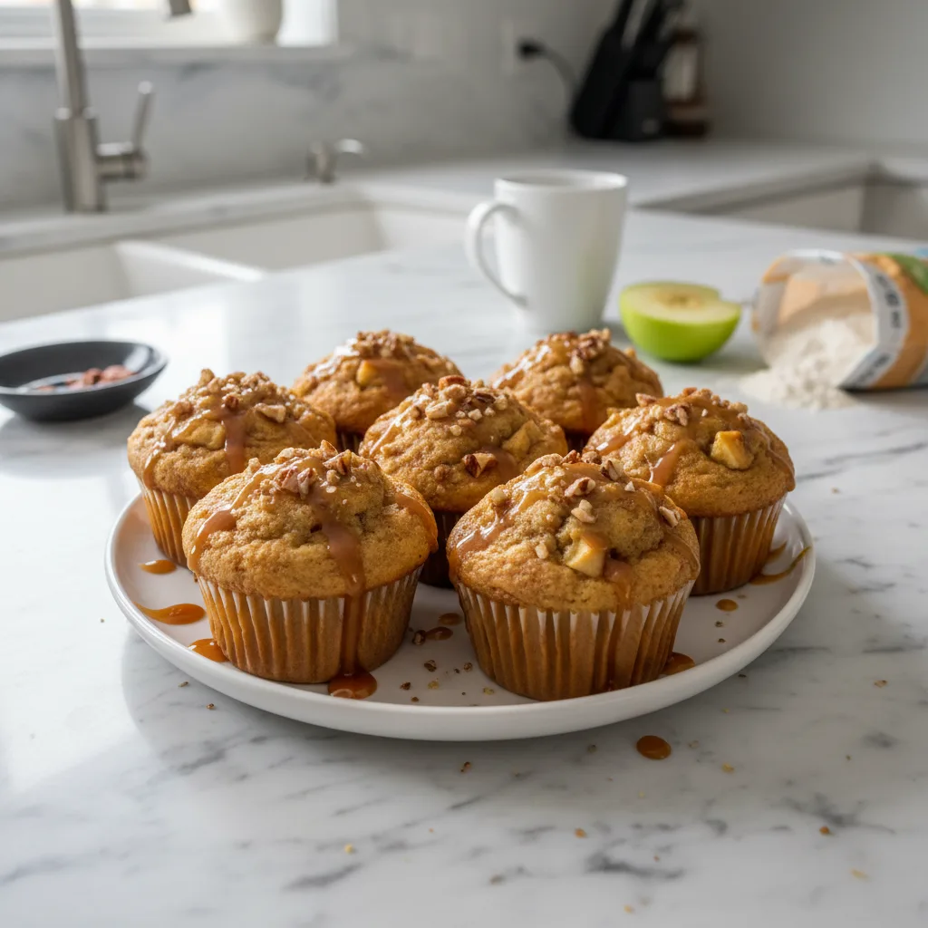 Caramel Apple Muffins: Rustic Fall Bake 4 Recipe image