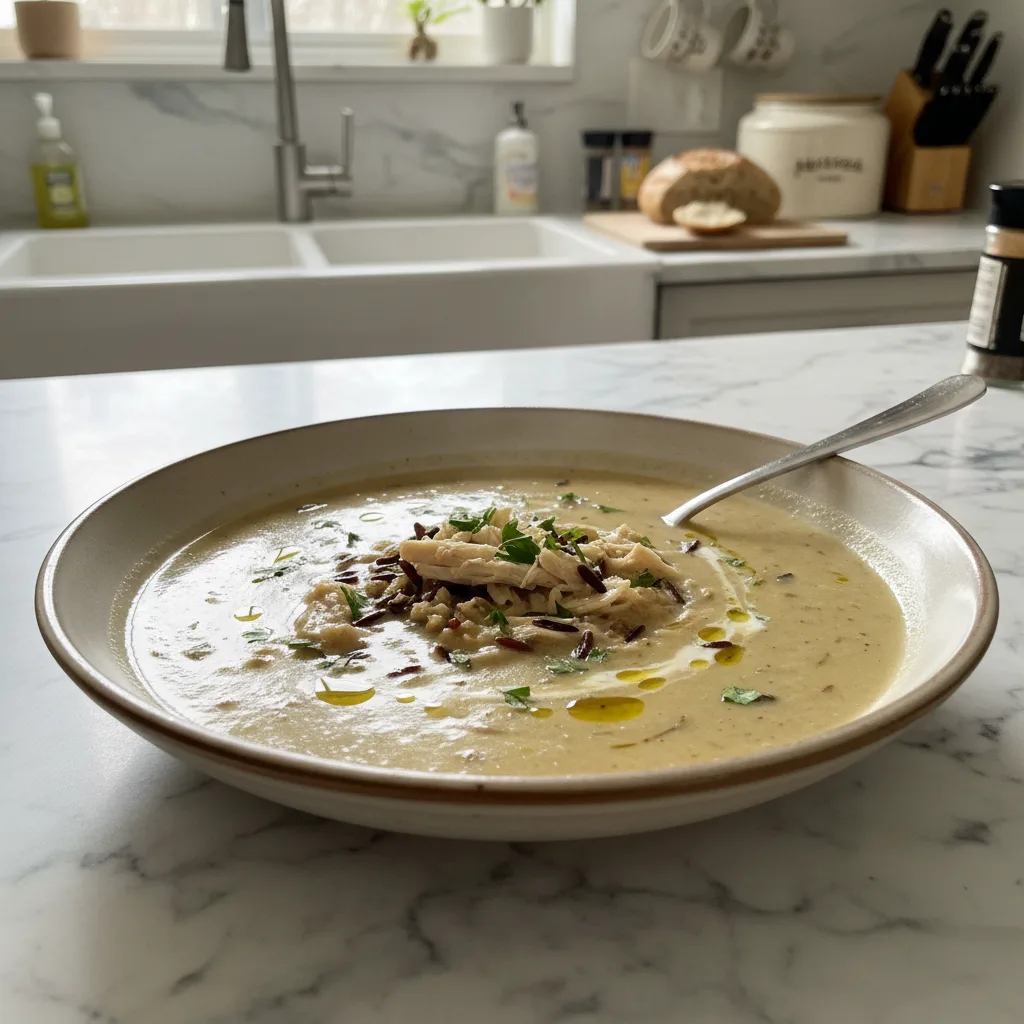 Hearty Creamy Chicken and Wild Rice Soup: A Family Favorite 4 Recipe image