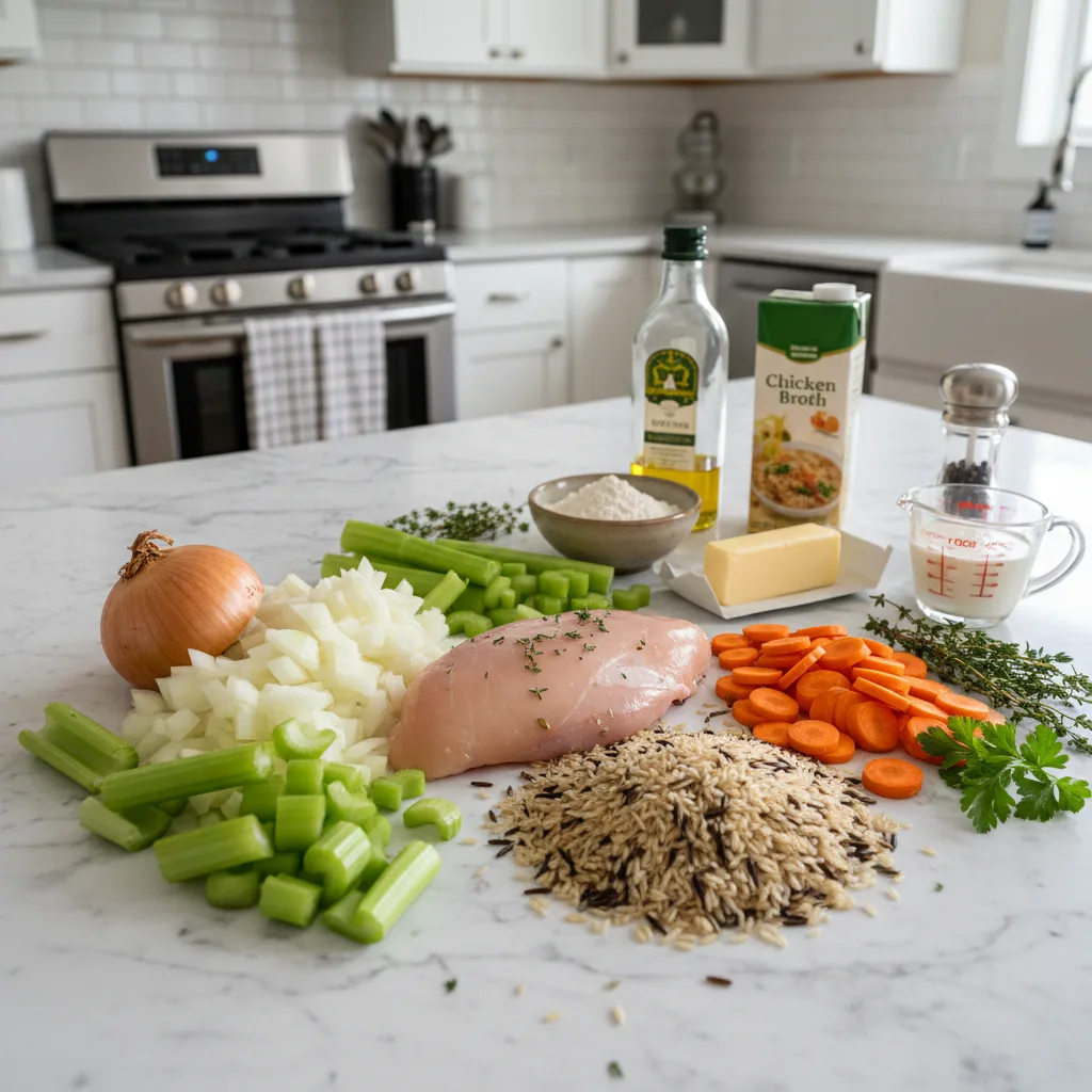 Hearty Creamy Chicken and Wild Rice Soup: A Family Favorite 5 Recipe image