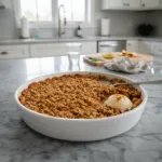 healthy oat apple crisp featured