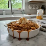 Crispy Salted Caramel Apple Crisp: My Autumn Treat 6 salted caramel apple crisp featured