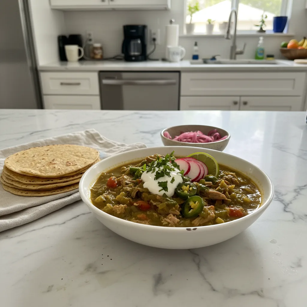 Authentic Slow-Cooked Pork Chile Verde: A Weekend Delight