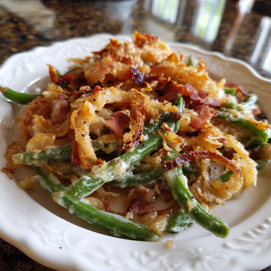 Homestyle Creamy Green Bean Casserole: A Classic 4 Recipe image