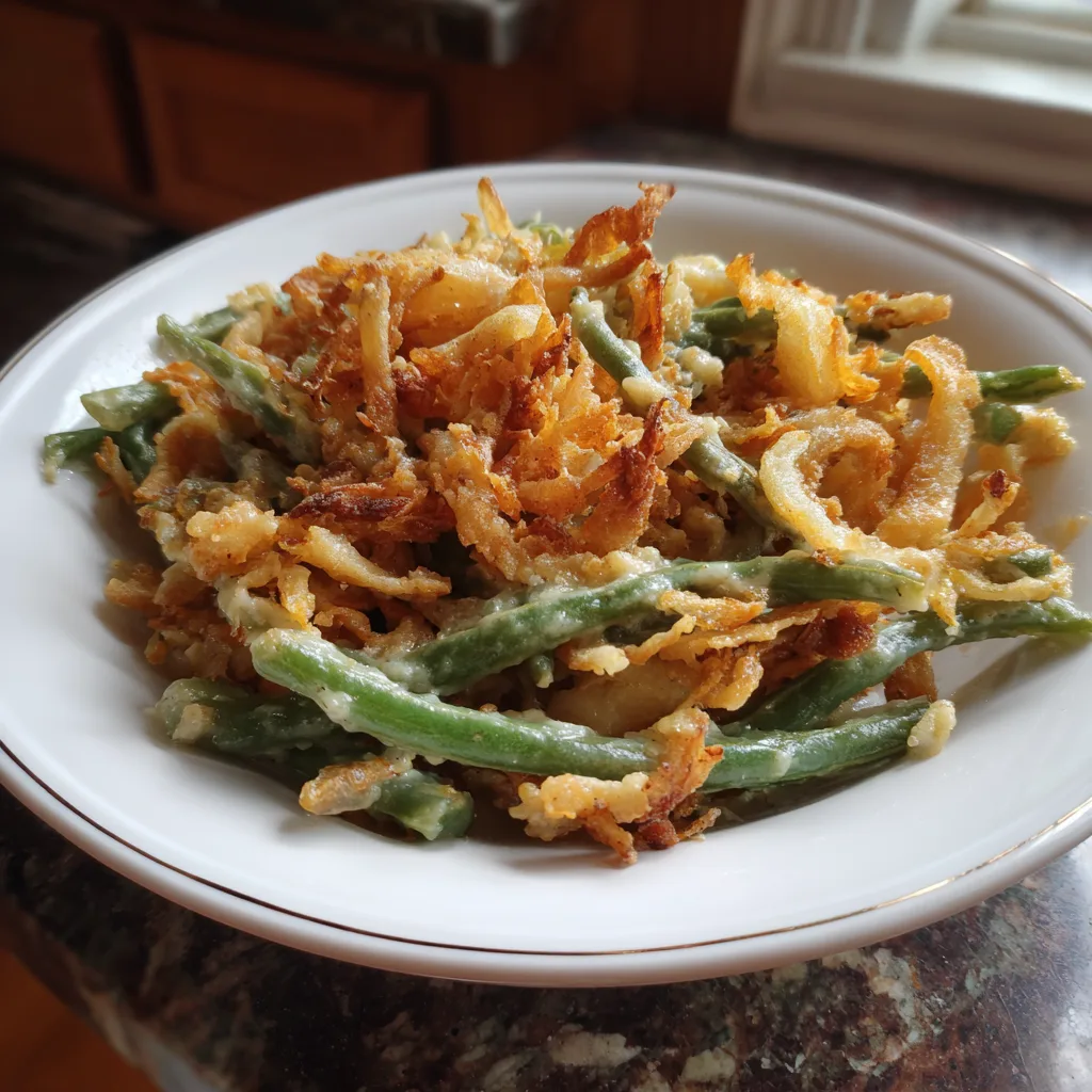 Homestyle Southern Green Bean Casserole for Thanksgiving 5 Recipe image