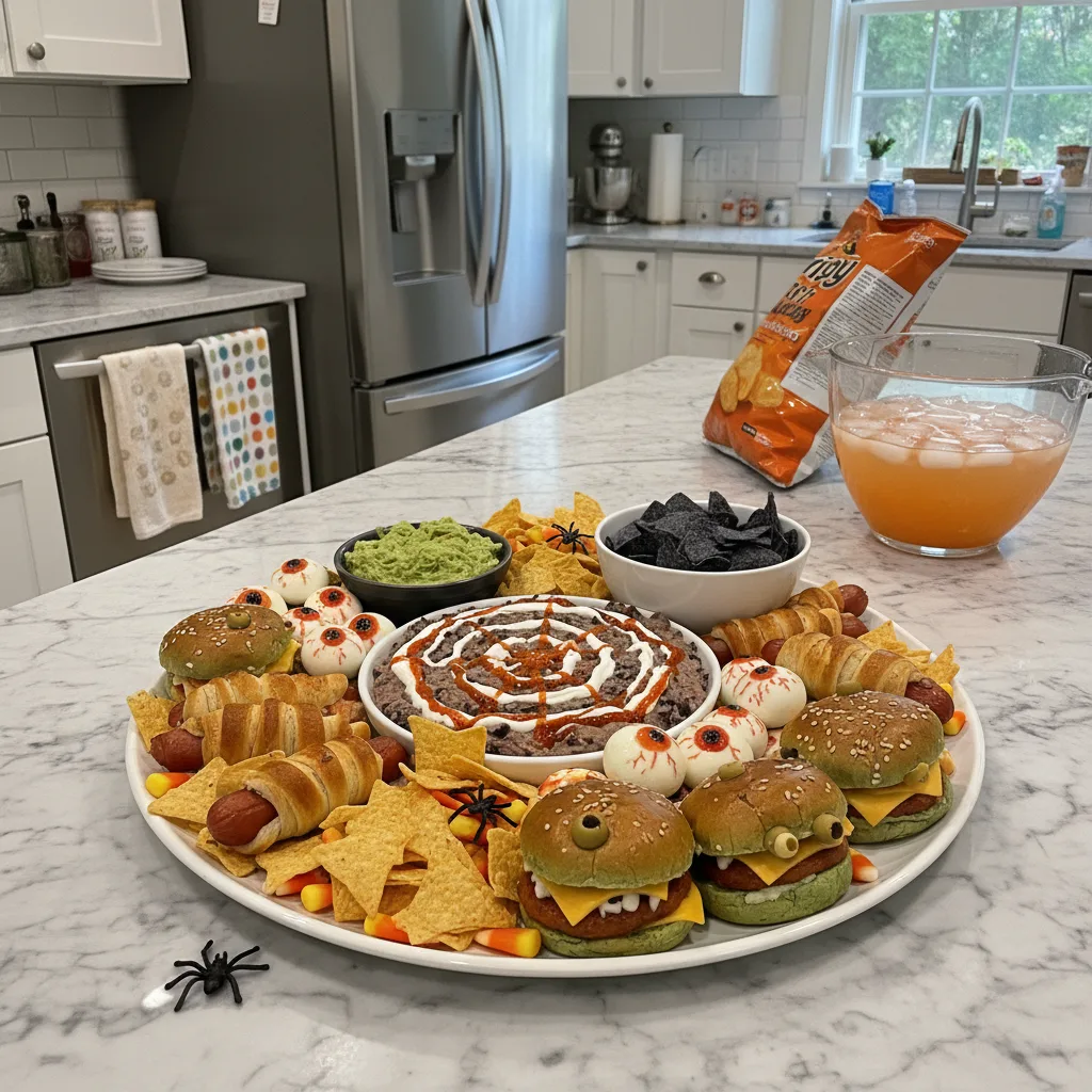Budget-Friendly Halloween Food for Party: Easy Feast for 20 4 Recipe image