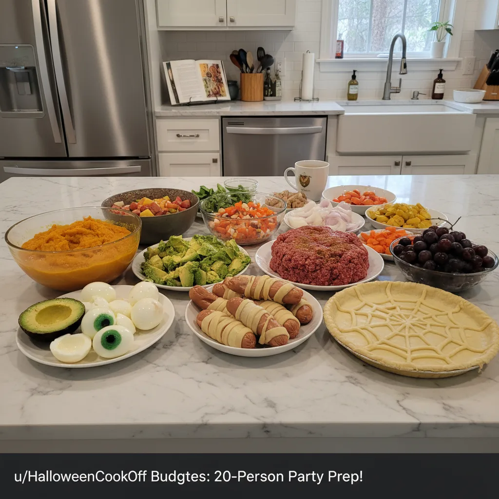 Budget-Friendly Halloween Food for Party: Easy Feast for 20 5 Recipe image