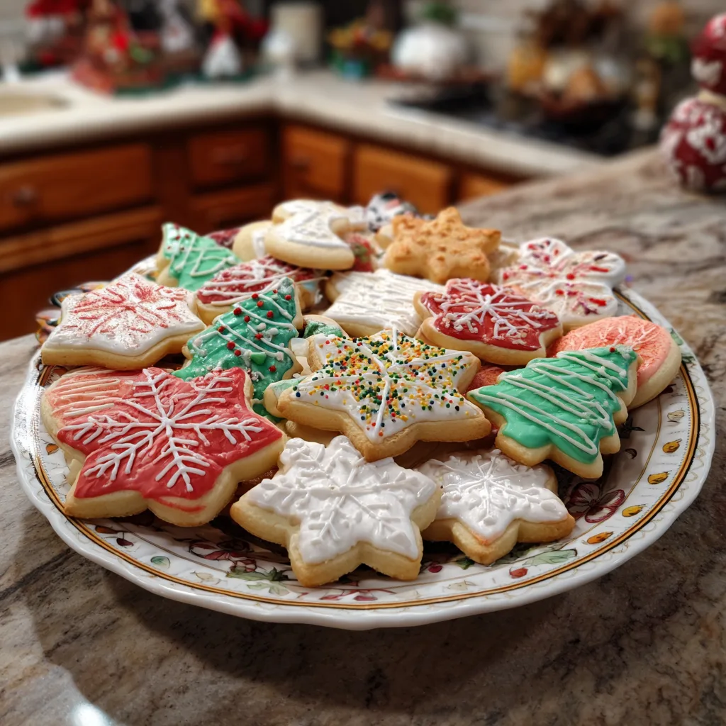 christmas sugar cookies featured