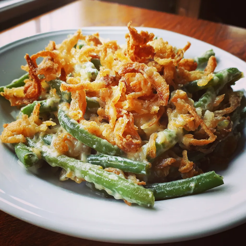 Homestyle Classic Green Bean Casserole Side Dish 4 Recipe image