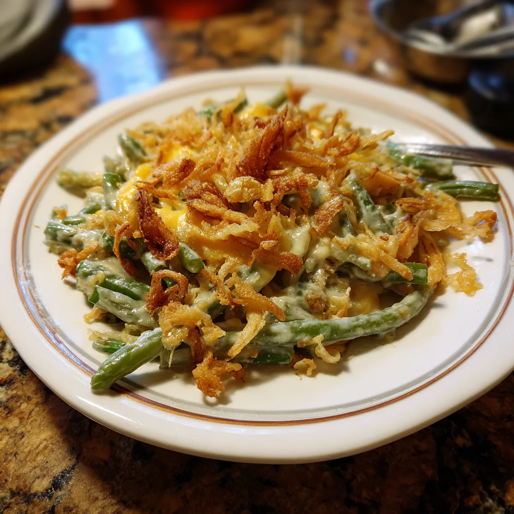 Homestyle Classic Green Bean Casserole Side Dish 5 Recipe image